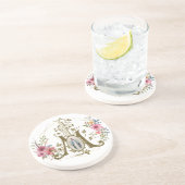 カトリック賛美ヴァージンマリアンクロスフローラ コースター (側面)