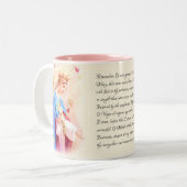 カトリック賛美ヴァージンマリアヴィンテージレディオブグレース ツートーンマグカップ (正面左)