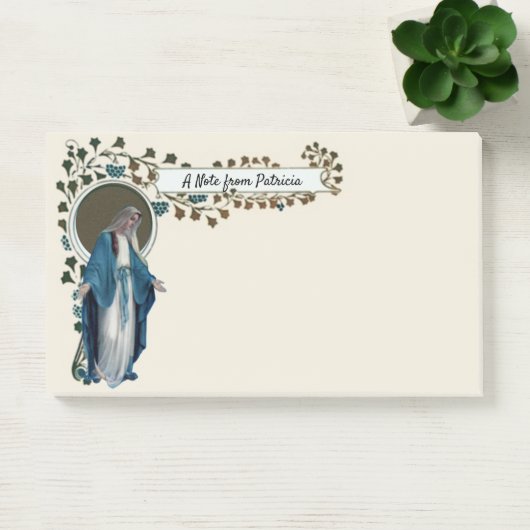 カトリック賛美ヴァージンマリア宗教ヴィンテージ ポストイット (オフィス)