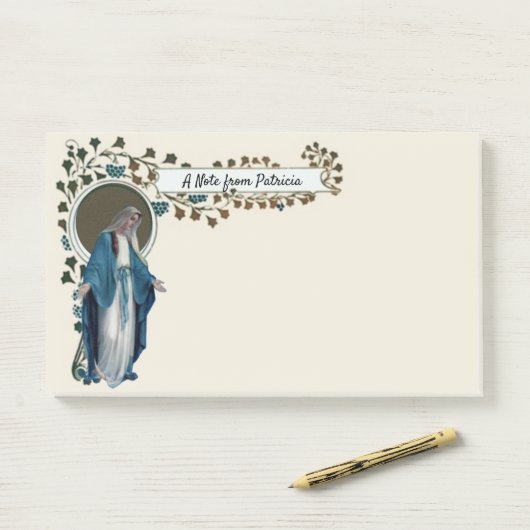 カトリック賛美ヴァージンマリア宗教ヴィンテージ ポストイット (デスク)
