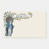 カトリック賛美ヴァージンマリア宗教ヴィンテージ ポストイット (正面)