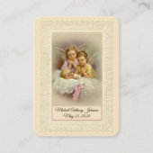 カトリック赤ちゃん少女洗礼の記憶 名刺 (正面)