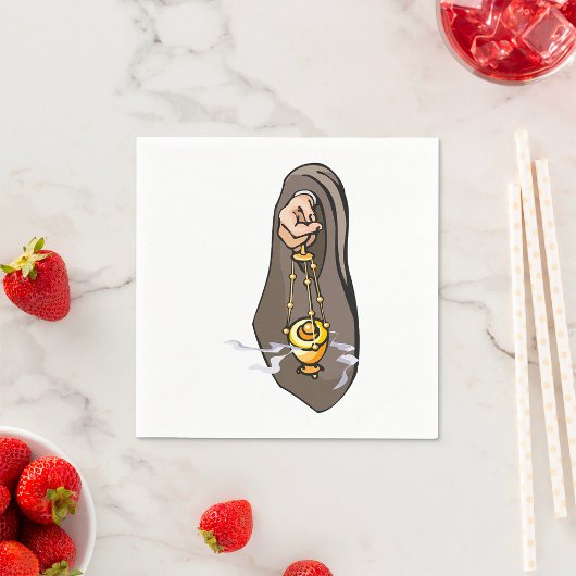 カトリック香問社宗教的崇拝 スタンダードカクテルナプキン