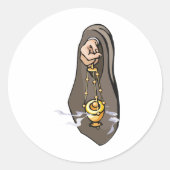 カトリック香問社宗教的崇拝 ラウンドシール (正面)