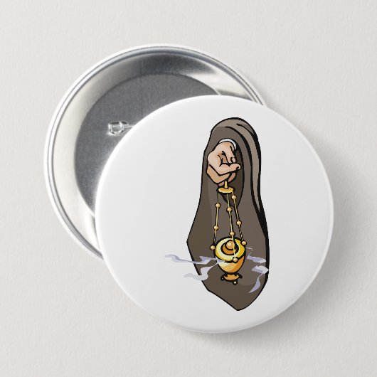 カトリック香問社宗教的崇拝 缶バッジ (正面&裏面)