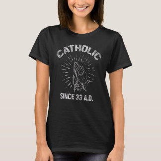 カトリック33アドイエスフォロワーロザリオ祈りの言葉 Tシャツ