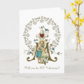 カトリック・イエスとラム・マリアン・カトリック・クロス カード (黄色い花)