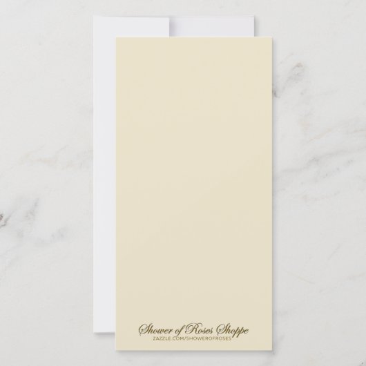 カトリック·グアダルーペ葬スペインの儀 サンキューカード (裏面)