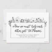 カトリック・セーブ・ザ・デート・カード セーブザデート (正面)