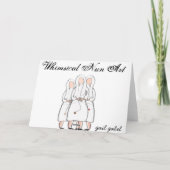 カトリック・ナンズ・クリスマス・カード「世界への喜び」 シーズンカード (裏面)