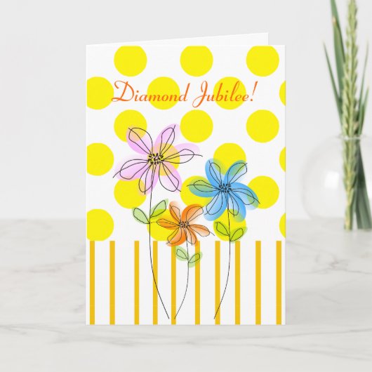 カトリック・ヌーンダイヤモンド75thジュビリーカード&ギフト カード (正面)