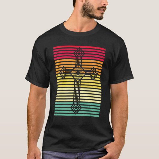 カトリック ビンテージクロス イースター Tシャツ (正面)