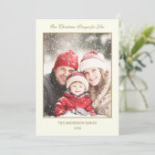 カトリック フォト クリスマス カード　イエス マリア ヨセフ (スタンド正面)