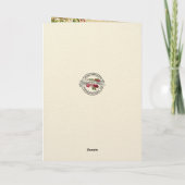 カトリック 弔慰 お悔やみ フローラル ロザリオ 息子 カード (裏面)