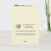 カトリック 慰めの花束 聖書のロザリオ ノートカード (裏面)