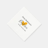 カトリック 洗礼 キッズ モダン シンプル QR ミニマル スタンダードカクテルナプキン (角)