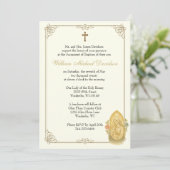 カトリック 洗礼 誕生 マリアとイエス 招待状 (スタンド正面)