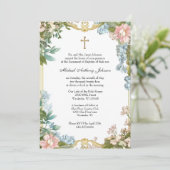 カトリック 洗礼 誕生 祝福された母 イエス 招待状 (スタンド正面)