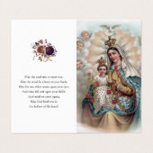 カトリック 祈りのカード | マリア、泣かないで 名刺 (外部フラット)