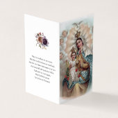 カトリック 祈りのカード | マリア、泣かないで 名刺 (外部)