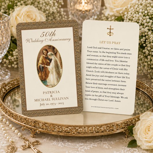 カトリック 結婚記念日 祈りのカード