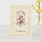 カトリック 聖母マリア ローズ マザーズデー カード (黄色い花)