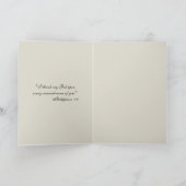 カトリック 聖母マリア 聖なる心 サンキューカード (内部)