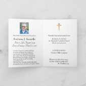 カトリック 聖母マリア 追悼式 伝統的な 祈りカード カード (内部)