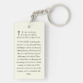 カトリックIDイエス·キーチの宗教的聖なるハート キーホルダー (裏面)