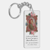 カトリックID宗教ヴァージンマリイエズキーチェーン キーホルダー (正面左)