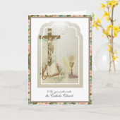 カトリックRCIA信仰教会への入門式 カード (黄色い花)