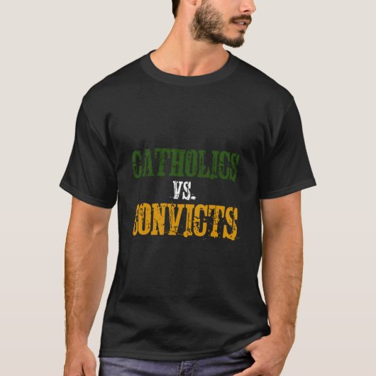 カトリックvs受刑者 tシャツ (正面)