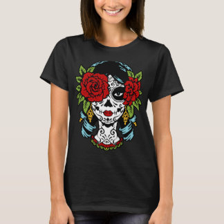 カトリナシュガースカルカラベラメキシコバラアイ – Ar Tシャツ