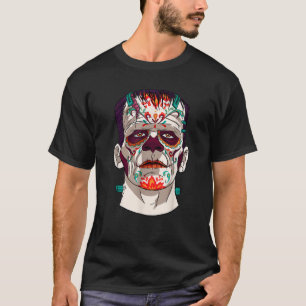 カトリナフランケンシュタインシュガースカルホラー映画T Sh Tシャツ