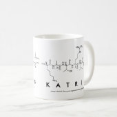 カトリンペプチド名mug コーヒーマグカップ (正面右)
