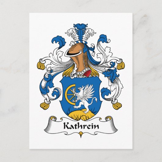 カトリン家紋 ポストカード (正面)