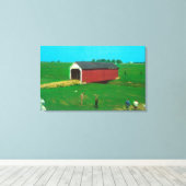 カトリン橋の景色 キャンバスプリント (インサイチュ (ウッドフロア))