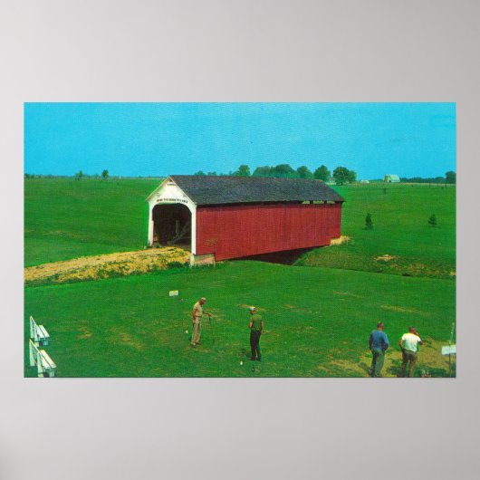 カトリン橋の景色 ポスター (正面)