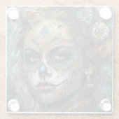 カトリーナアズール ガラスコースター (裏面)