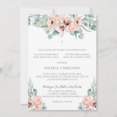 カトリーナインビタシオンデボダカト結婚リカ 招待状 (正面)