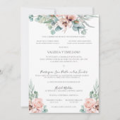 カトリーナインビタシオンボダカトスペインのリカ結婚ズ 招待状 (正面)