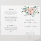 カトリーナカソリッ結婚クの一括式典プログラム (正面)