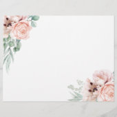 カトリーナピンクフローラ花嫁の家族結婚のサイン (裏面)