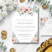 カトリーナピンクボホモダンカソリッ結婚クス 招待状