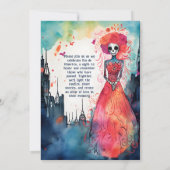 カトリーナ夫人の水彩咲くオマージュ 招待状 (裏面)