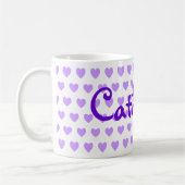 カトリーヌ・イン・パープル コーヒーマグカップ (左)