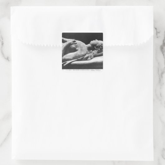 カトリーヌ・デ・メディチとアンリ2世の墓 スクエアシール (バッグ)