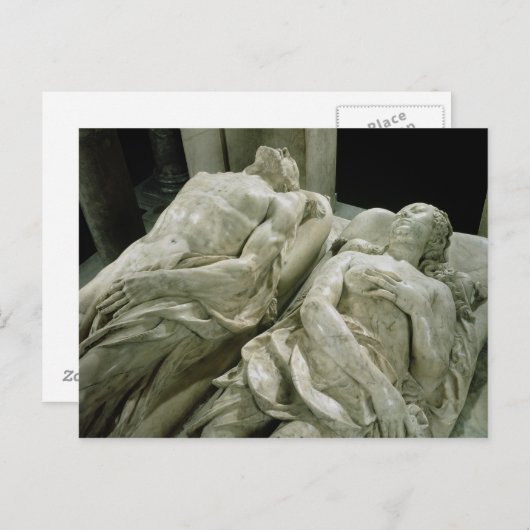 カトリーヌ・デ・メディチとアンリ2世の墓 ポストカード (正面/裏面)