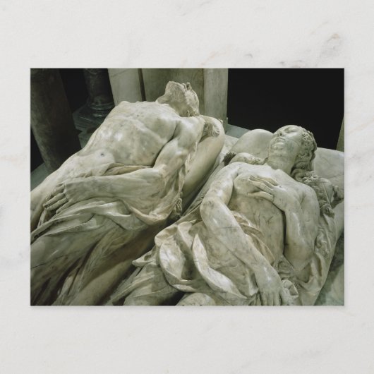 カトリーヌ・デ・メディチとアンリ2世の墓 ポストカード (正面)