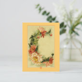 カトリーンクライン花アルファベットC菊 ポストカード (スタンド正面)